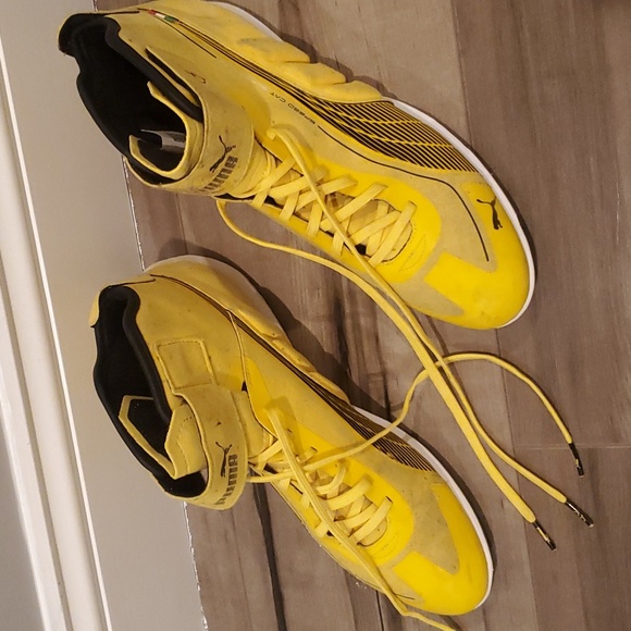 Puma Other - Puma Ferrari yellow high tops